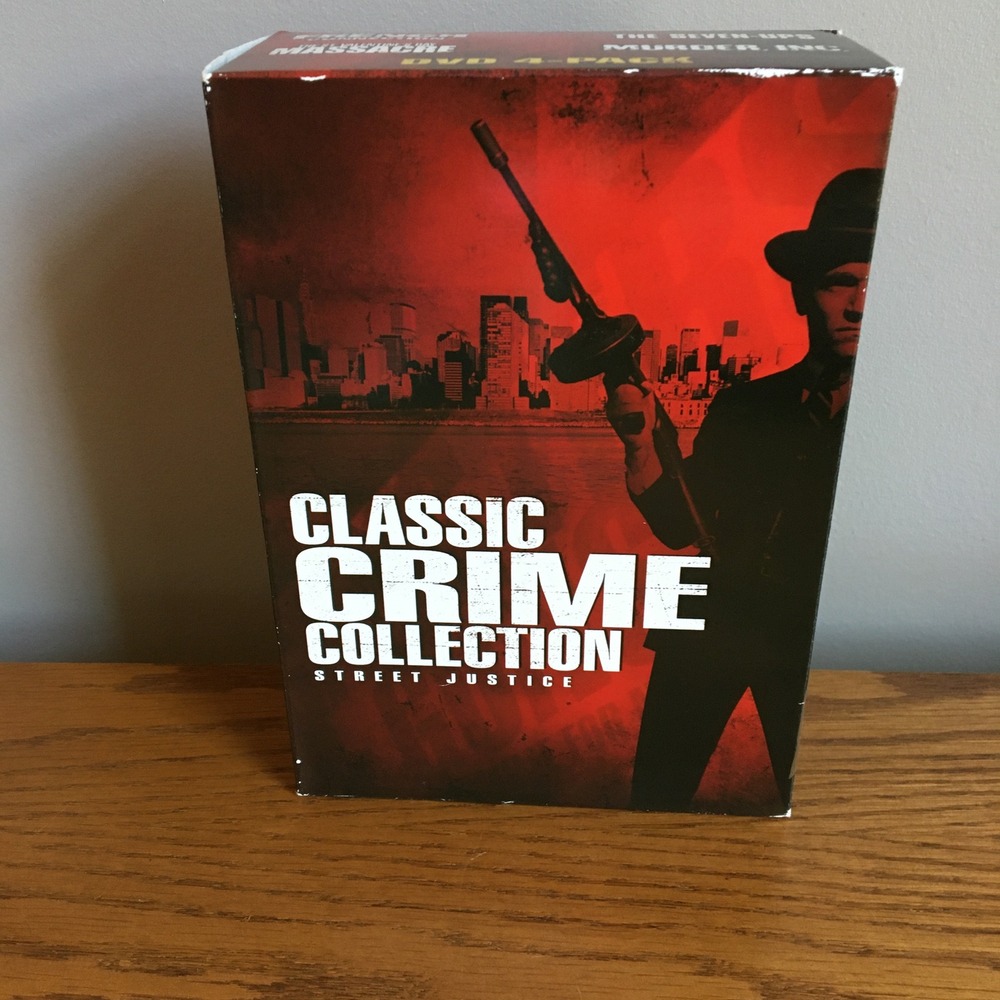 Fox Classic Crime Collection Street Justice DVD Set 4-Disc Excellent‎ Box Set